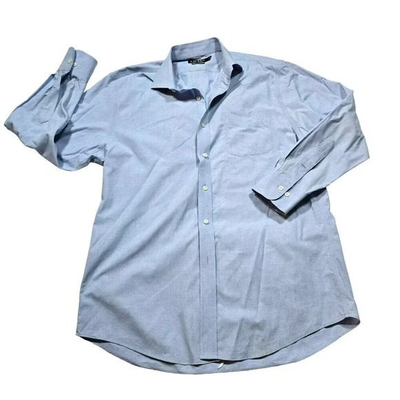 Lauren Ralph Lauren Men's Slim Fit Stretch Non-Iron Dress Shirt long sleeve size - Picture 4 of 10